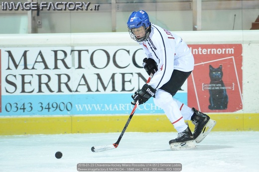 2016-01-23 Chiavenna-Hockey Milano Rossoblu U14 0512 Simone Lodolo